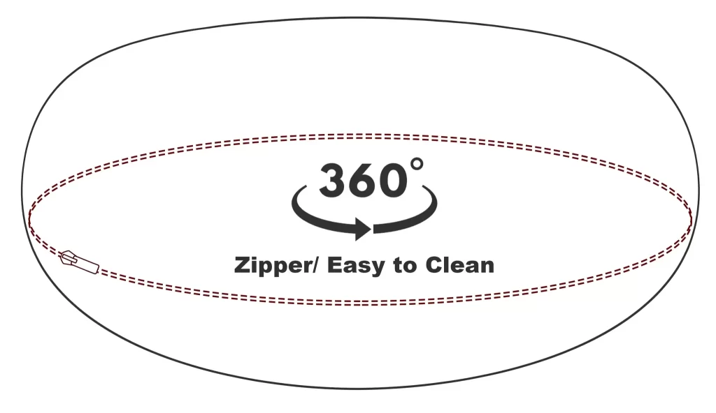 Zipper-easy-to-clean