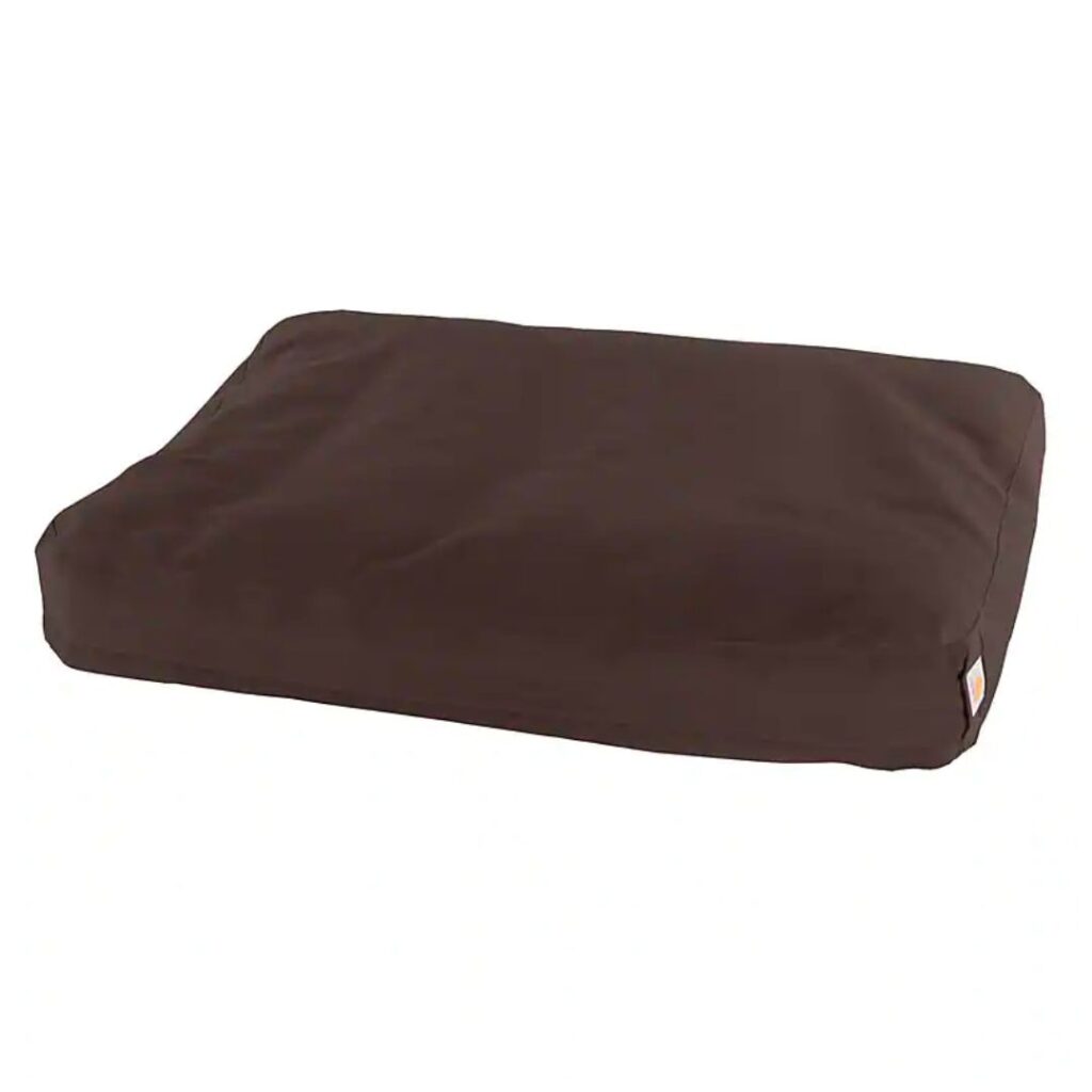 Carhartt Pillow Dog Bed Dark Brown Color